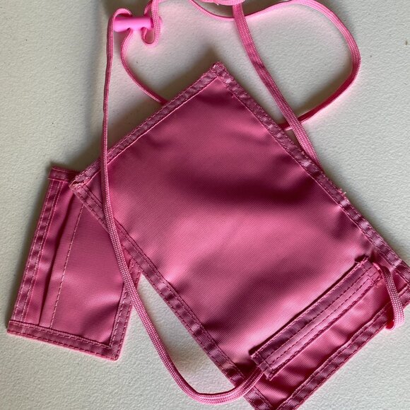 Belle Hop Pink Passport Security Pouch Anti-Theft 4+ Pockets, Separate Wallet - Picture 3 of 9